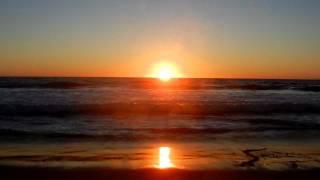 Manhattan Beach California quotOcean Waves Crashing with Sunsetquot quotRelaxation Meditationquot [upl. by Konstantin458]