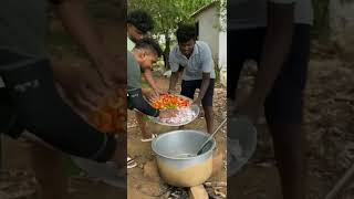 Biriyani making video part3 ❤️👻biriyani food friendship funny vjsiddhuvlogs [upl. by Oicneconi768]