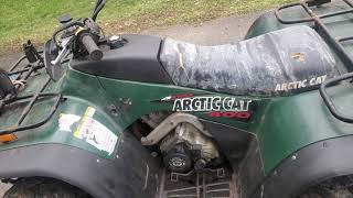 How to fix Arctic Cat 400 4x4 Dies when Warm [upl. by Ahsoyek]