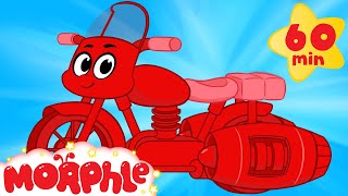 My Red Motorcycle 1 hour My Magic Pet Morphle episodes with motorbikes and vehicles [upl. by Cott102]