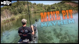 Bass Fishing an Abandoned Mine Pit  ULTRA CLEAR WATER Tactics [upl. by Wood]