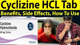 cyclizine tablet Uses in hindi  Review cyclizine hydrochloride 50mg dose  Side Effects Pregnancy [upl. by Katey799]