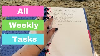 Flylady Basic Weekly Plan and Home Blessing Hour Explained [upl. by Koa]