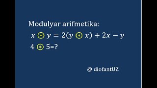 Modulyar arifmetikaModular ArithmeticModüler aritmetikModulararithmetik [upl. by Ettennej603]