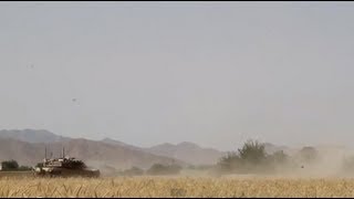 Marine Tanks Assault Taliban Stronghold  Combat Footage of Armor in Afghanistan [upl. by Samantha]