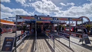 ClactonOnSea Pier Fun Fair Rides  March 2024 [upl. by Ekim200]