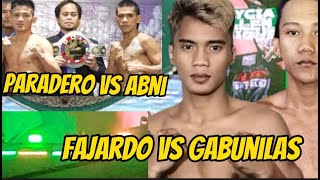 Meil Fajardo Vs John Paul Gabunilas mag lalaban para sa WBO Asia Pacific Youth Light Fly  WBO fight [upl. by Atterys]