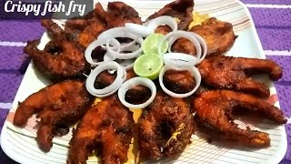 Hyderabadi fish fry crispy mazedar quick recipe [upl. by Luttrell]