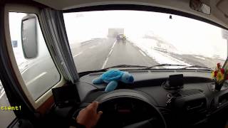 Passage au Col du Galibier avec la neige [upl. by Lebar]