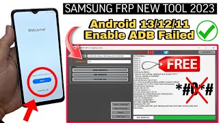 Samsung FRP New KG Unlock Tool 2023  Samsung FRP Android 131211 New Security Enable ADB Failed [upl. by Pero]