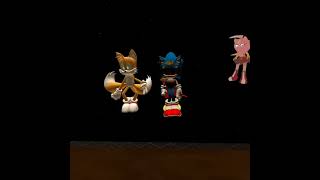 Archie Sonic Vs Crazy Amy And Crazy Tails In VrChat  Obsession FNF [upl. by Frey383]