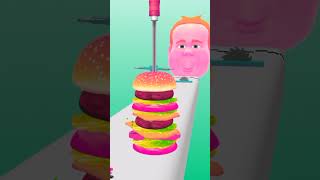 XXL sandwich 🍔🍔 Make Extra large Hamburger cheese Burger part 1119 xxlsandwichgameplay [upl. by Harper783]