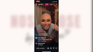 Freddie Gibbs babymama Destini Fox IG live [upl. by Noivart]