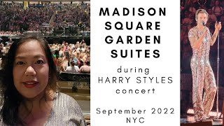 Check Out a Madison Square Garden Suite during a Harry Styles Concert September 2022 [upl. by Hsirehc]