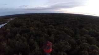 Sand Dunes Lookout Tower  Zimmerman MN  Aerial Views [upl. by Karine661]