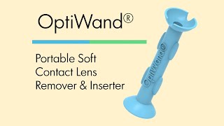 OptiWand Soft Contact lens insertion and removal tool Lense inserter remover saves time and sanity [upl. by Raviv]