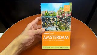 FODORS TRAVEL AMSTERDAM GUIDE BOOK CLOSE UP AND INSIDE LOOK [upl. by Nyledam]