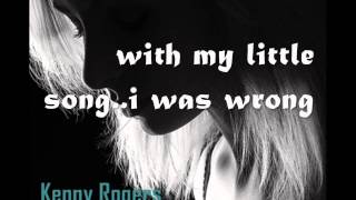 Kenny Rogers  She Believes In Me with lyrics HQ [upl. by Gosselin542]