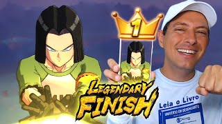 FINALMENTE JOGUEI COM O ANDROID 17 LF O MAIOR MITO DO TORNEIO DO PODER  DRAGON BALL LEGENDS [upl. by Eecrad773]