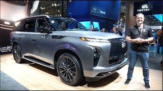 Is the 2025 Infiniti QX80 a BETTER full size luxury SUV than a Cadillac Escalade [upl. by Nimzzaj]