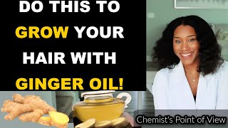 3 EASY WAYS TO USE GINGER OIL FOR HAIR GROWTH [upl. by Aisilef]