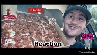 Reaction to Donatos Bakery Crust Pizza Review [upl. by Sedgewick]