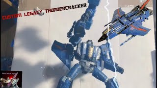 CUSTOM LEGACY THUNDERCRACKER Transformers Custom Showcase [upl. by Alihet889]