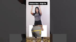 Hips fat reduces 🔥 thigh fat 💪🏻 fatlossworkout [upl. by Nnairek]