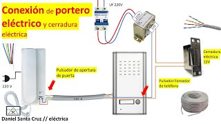 COMO INSTALAR UN PORTERO ELECTRICO [upl. by Anitserp]