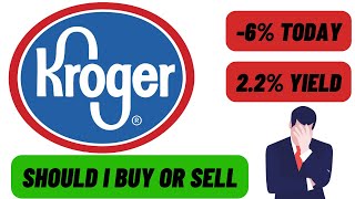 Kroger Down 6 Today  Opportunity To BUY Or Is Now The PERFECT Time To Sell  KR Stock Analysis [upl. by Leahcimaj]