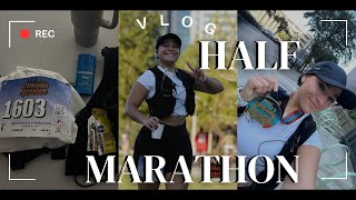 HOUSTON HALF MARATHON 2024 VLOG  EXPO AND RACE DAY [upl. by Irotal]