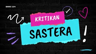 KRITIKAN SASTERA TUGASAN 2 BMMB 1104 [upl. by Names]