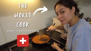 VLOG  International Student life in Switzerland  ESN Potluck [upl. by Leima53]