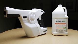 Electrostatic Sprayer  Concrobium Broad Spectrum Disinfectant [upl. by Ugo]