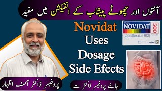 Novidat 500mg tablet uses in urdu  Ciprofloxacin Tablet 500 mg 250mg Uses In Urdu  Ciprofloxacin [upl. by Biddle305]