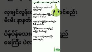 KG Myanmar Song ဘူးသီးကလေး၀တုတ်တုတ်ကဗျာ teacherhtet nurseryrhymes kidssong [upl. by Patrizio]