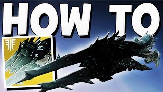 Destiny 2  HOW TO GET TAKEN SPARROW  quotHarbingers Echoquot Exotic Sparrow Guide [upl. by Lirbaj]