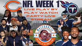 NFL WEEK 1 CHICAGO BEARS VS TENNESSEE TITANS Livestream Play By Play Watch Party [upl. by Dlonyar]