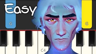 Twenty One Pilots  The Line Arcane  EASY PIANO TUTORIAL [upl. by Aivad]