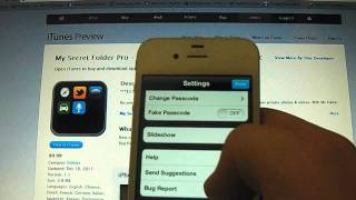 Hide Your Secrets  My Secret Folder PRO App Review for iPhone iPod Touch and iPad HD [upl. by Falconer690]