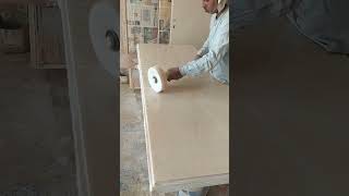 Polycoating workHow to do Buffing of Clear poly coating bedroom Door  Interior work [upl. by Yoho317]