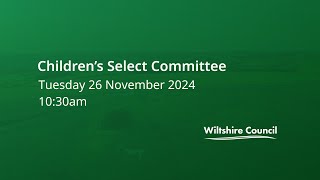 Childrens Select Committee 26 November 1030am [upl. by Cade]