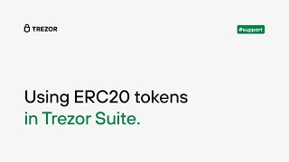 How to use ERC20 tokens in Trezor Suite [upl. by Nomyar]