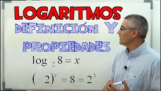 Logaritmos definicion y propiedades Aprende matemáticas [upl. by Bowes190]