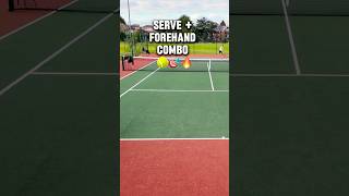 🔥 Tennis Point  Serve  1 NTRP 35🎾 shorts tennis tennislove fitness workout dji gopro [upl. by Stanwinn]