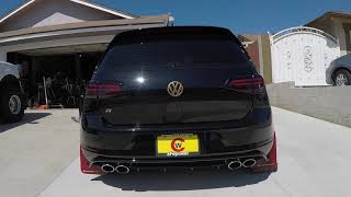 2018 Golf R mk75 ECS resonator delete [upl. by Salvadore173]