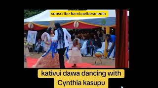 Kativui Mweene dancing with Cynthia kasupuu 💥💥💥💥💥 kindu wa kingi 💥🎉🎉 [upl. by Emmery]