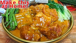 Delicious amp Tender💯👌 Slow Cooker Beef Recipe❗ Step by Step Best KareKare Method KareKare recipe [upl. by Nicolle]