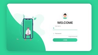 Responsive Animated Login Form Using HTML amp CSS amp JavaScript [upl. by Reggie72]