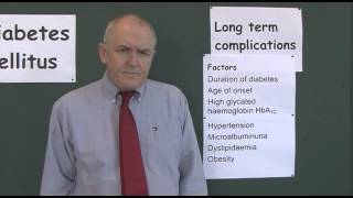 Diabetes 17 Long term complications of diabetes [upl. by Eiramlatsyrc981]